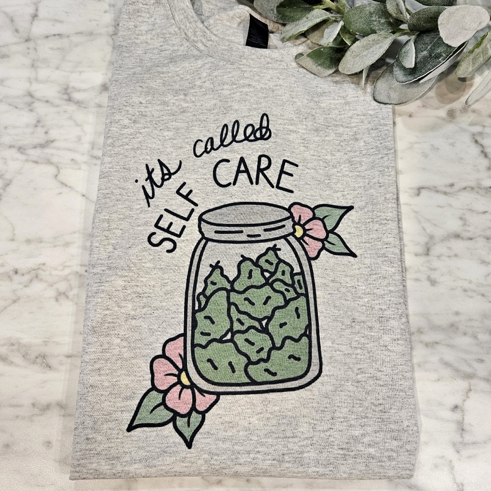 Cannabis shirt self care cute popular trendy